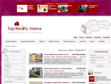 Tablet Screenshot of priestory.reality-skalica.eu