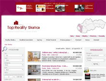 Tablet Screenshot of byty.reality-skalica.eu