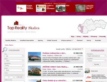 Tablet Screenshot of domy.reality-skalica.eu